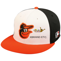 XBRAND-ETC. Orioles Flatbill Baseball Hat OCMLB400
