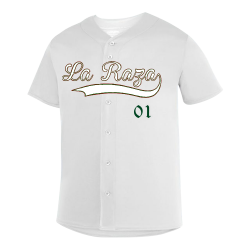 01 Adult 100% Polyester Baseball Jersey Augusta Sportswear
