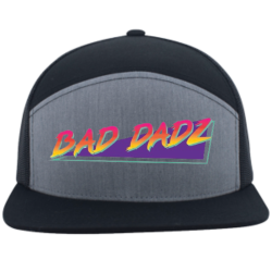 Badz Buy Screen Printed Cap | Unisex Pacific Headwear 6 Panel Arch Trucker Snapback Cap