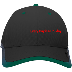 Every-Day-is-a-Holiday-Retired Design Your Own Screen Printed Cap | Unisex Pacific Headwear Lite Series Hook-And-Loop Adjustable Cap