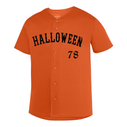 Halloween--78 Adult 100% Polyester Baseball Jersey Augusta Sportswear