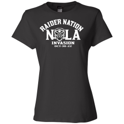 RAIDERINVGIRLS Womens 100% Cotton T-Shirt