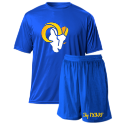Tj Spirit Pack | Youth Wicking Tee 6 Polyester Mesh Shorts