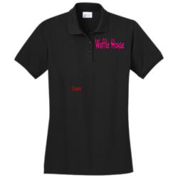 Waffle Ladies Pique Polo Shirt