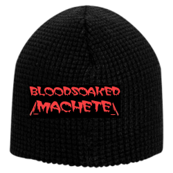 Bloodsoaked-beanie Custom Waffle Beanies Online