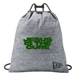 CUR3Cwhitetote Custom Drawstring Bag | New Era Cinch Sack NEB600
