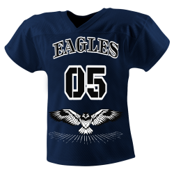 EAGLES-05 Youth Practice Football Jersey