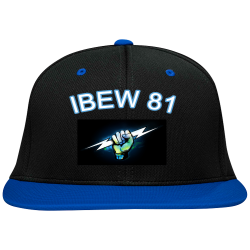 IBEW-81 Design Your Own Embroidered Flexfit Cap | Unisex Pacific Headwear Premium P-Tec Flexfit Cap