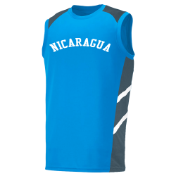Nicaragua Adult Three Color Sleeveless Jersey