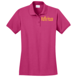Waffle-House Ladies Pique Polo Shirt