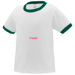 Create Toddler Ringer T Shirt