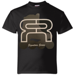 FR-Signature-V1-blk Do It Yourself Custom Printed T-shirt | Boys Hanes T-shirt 5480