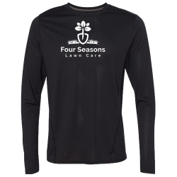 FourSeason-Poly-XL---Black Mens 100% Polyester Longsleeve T-Shirt