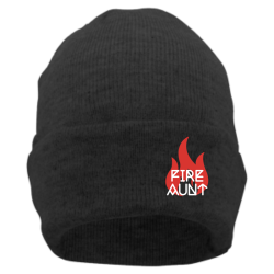 Fire-aunt Create Printed Beanie | Unisex Pacific Headwear Premium Cuff Beanie