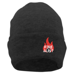 Fire-aunt Create Printed Beanie | Unisex Pacific Headwear Premium Cuff Beanie