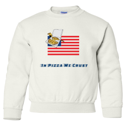 In-Pizza-We-Crust Unisex 100% Cotton Sweatshirt