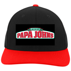 Papa-Johns-1 Design Your Own Screen Printed Flexfit Cap | Unisex Pacific Headwear Pro-Wool Flexfit Cap