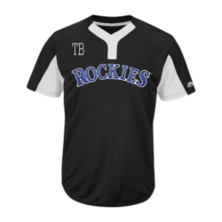 Tampa-Rockies Custom Rockies Two-Button Jersey - Rockies-MAI383