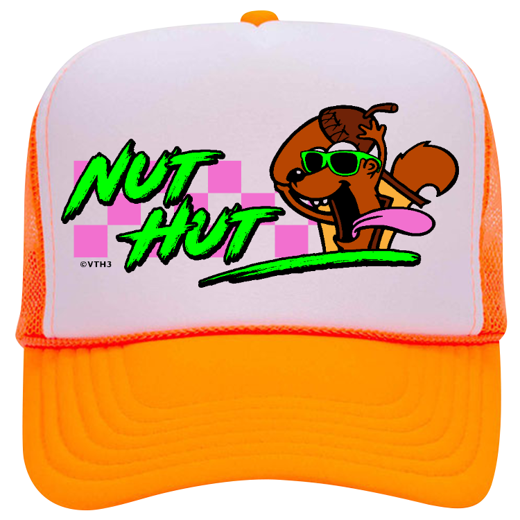 Nut Hut 80s Neon Trucker Hat Otto Cap