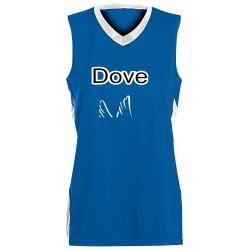 Dove Ladies Two Color Sleeveless Jersey