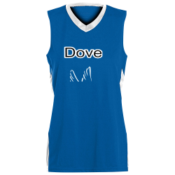 Dove Ladies Two Color Sleeveless Jersey