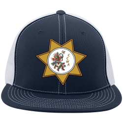 J.M.-ZEPEDA---CAL-CITY-PRESIDENT Design Your Own Screen Printed Flexfit Cap | Unisex Pacific Headwear D-Series Trucker Flexfit Cap