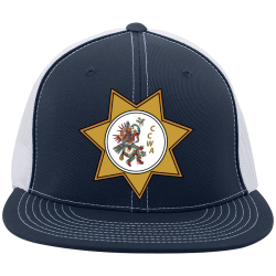 J.M.-ZEPEDA---CAL-CITY-PRESIDENT Design Your Own Screen Printed Flexfit Cap | Unisex Pacific Headwear D-Series Trucker Flexfit Cap