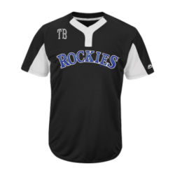 Pookie Custom Rockies Two-Button Jersey - Rockies-MAI383