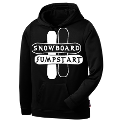 Jumpstart-Black Adult Pullover Fleece Hooded Sweatshirt