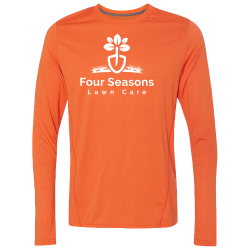 New-Four-Season Mens 100% Polyester Longsleeve T-Shirt