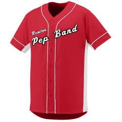 Newton-Pep-Band Adult 100% Polyester Baseball Jersey Augusta Sportswear