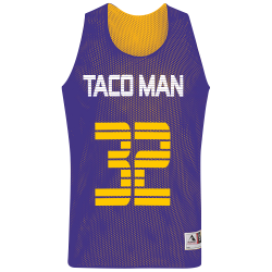 TACO-Man-32 Reversible Basketball Jersey