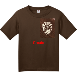 The-Braves Fruit of the Loom Youth Heavy Cotton Tee