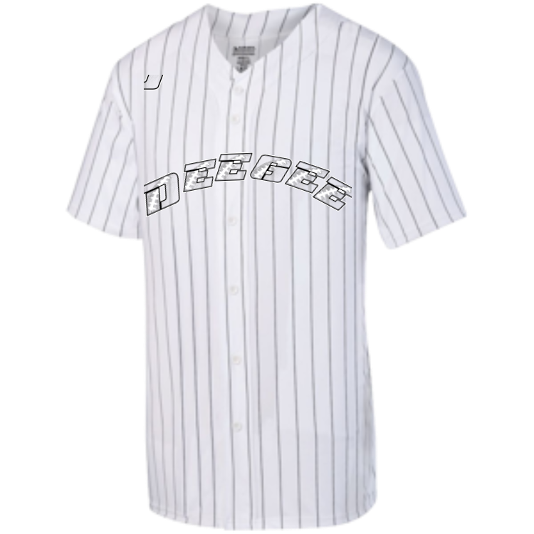 H Youth Pin Stripe Baseball Jersey Augusta Sportswear 1686