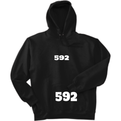 592 Mens 100% Cotton Hoodie