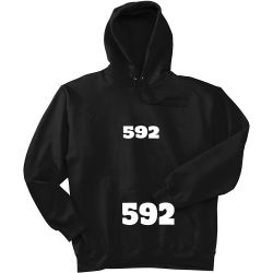 592-592 Mens 100% Cotton Hoodie