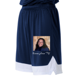 Blue-Norma DISCONTINUED Youth Performance Basketball Shorts - 9 Inch Inseam