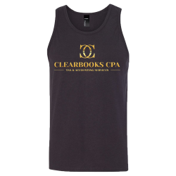 Clearbooks-Gold Mens 60% Polyester / 40% Cotton Tank Top