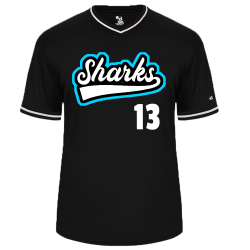 Sharks-Sample Youth Baseball Jersey