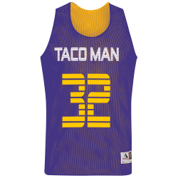 TACO-Man-32 Reversible Basketball Jersey