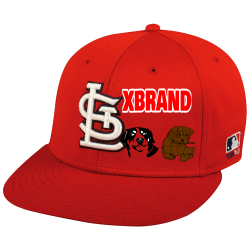 XBRAND Cardinals Flatbill Baseball Hat OCMLB400
