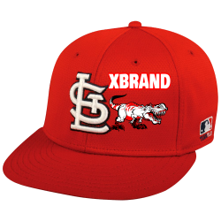XBRAND Cardinals Flatbill Baseball Hat OCMLB400