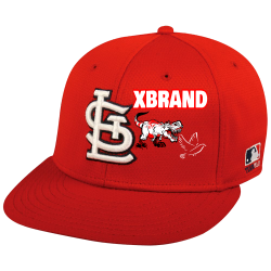 XBRAND Cardinals Flatbill Baseball Hat OCMLB400