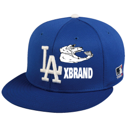 XBRAND Dodgers Flatbill Baseball Hat OCMLB400