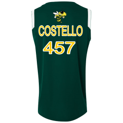 457-COSTELLO ATENEO 23 SANTOS SANTOS 23 Adult V-Neck Custom Basketball Jerseys
