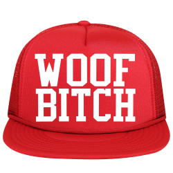 BITCH-WOOF Design Embroidered Hat | Unisex Decky Hat 223
