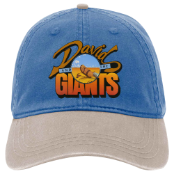 DAVID-AND-THE-GIANTS-EST.-1963-HAT Otto Cap Garment Washed Cotton Twill Low Profile Pro Style Caps
