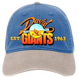 DAVID-AND-THE-GIANTS-EST.-1963-HAT-TYPE-2 Otto Cap Garment Washed Cotton Twill Low Profile Pro Style Caps