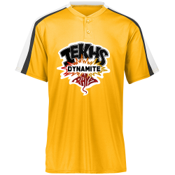 IEKHS Design Your Own Screen Printed Baseball Jersey | Boys Augusta Sportswear Two-Button Baseball Jersey