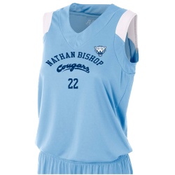 NATHAN Womens V-Neck Custom Basketball Jerseys